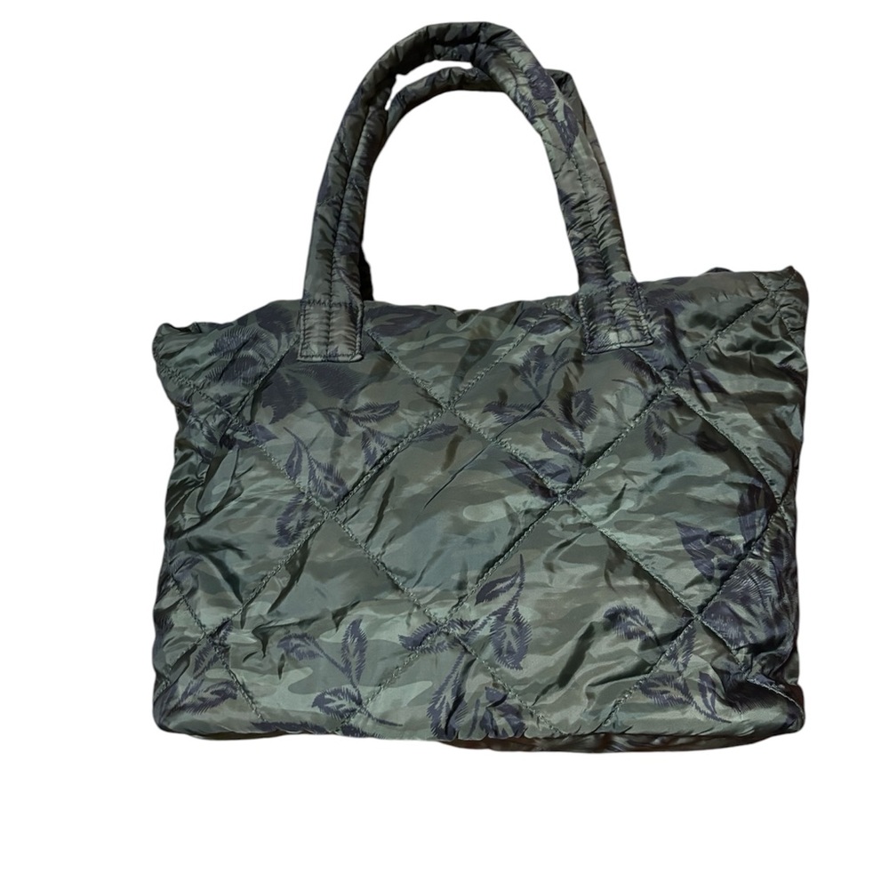 Quilted Camouflage with Floral patterns handbag with matching coin purse
